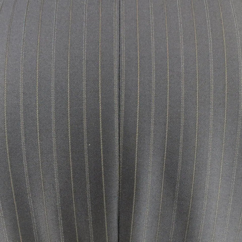 GIORGIO ARMANI 40 Regular Navy & Brown PinStripe Wool Suit GIORGIO ARMANI