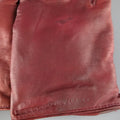 GIORGIO ARMANI Size M Burgundy Lamb Skin Leather Gloves GIORGIO ARMANI