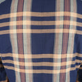 GITMAN BROS 44 Navy & Peach Plaid Cotton Notch Lapel Sport Coat GITMAN BROS
