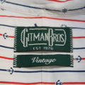 GITMAN VINTAGE Size L White Stripe Cotton Button Down Long Sleeve Shirt GITMAN VINTAGE