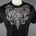 GIVENCHY Size S Black Graphic Cotton Oversized T-shirt GIVENCHY