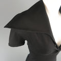 GIVENCHY Size S Black Jersey Wide Collared Polo Sheath Dress GIVENCHY