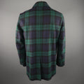 GOLDEN BEAR X UNIONMADE Large Blackwatch Plaid Wool Coat GOLDEN BEAR X UNIONMADE