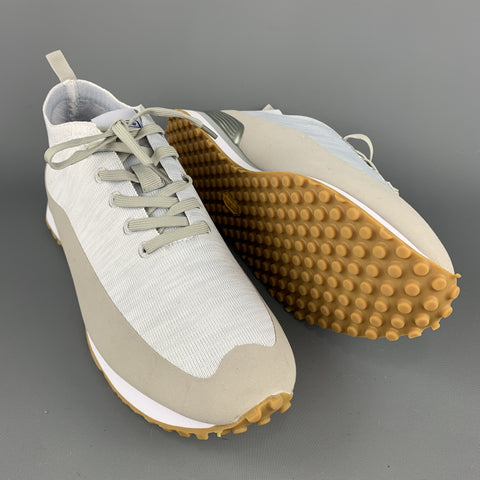 GREATS Talla 11 Zapatillas grises con cordones de dos tonos