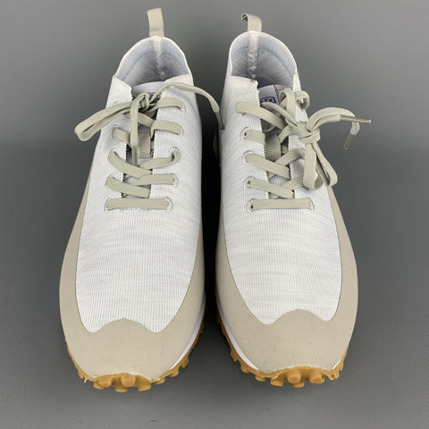 GREATS Talla 11 Zapatillas grises con cordones de dos tonos