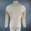 GUCCI Size S Pastel Yellow Striped Cotton Long Sleeve Shirt GUCCI