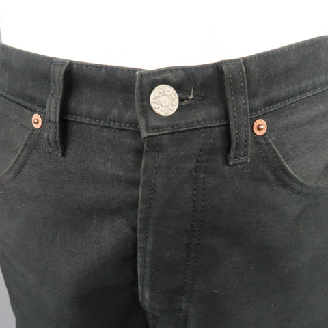 GUCCI by TOM FORD Size 29 Black Cotton Flared Bell Bottom Jeans