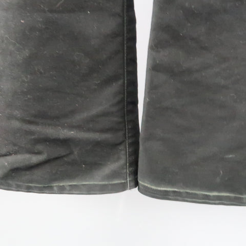 GUCCI by TOM FORD Size 29 Black Cotton Flared Bell Bottom Jeans
