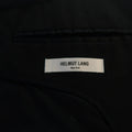 HELMUT LANG 38 Charcoal Cotton Layered Vest Jacket Suit HELMUT LANG
