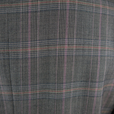 ISAIA Size 46 Long Brown Plaid Wool Notch Lapel Sport Coat ISAIA