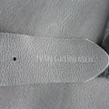 IVAN GRUNDAHL Size M Black Leather Thick Suede Floral Belt IVAN GRUNDAHL