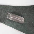 IVAN GRUNDAHL Size M Black Leather Thick Suede Floral Belt IVAN GRUNDAHL