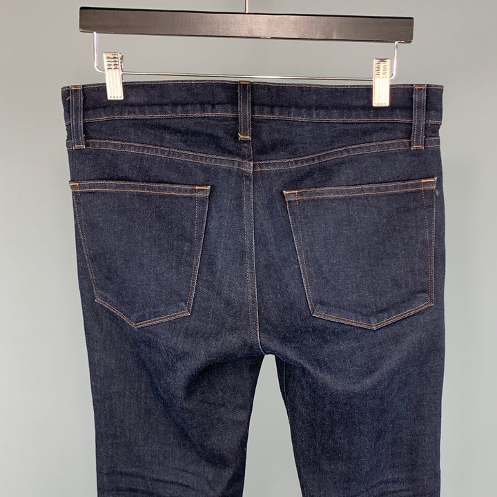 J BRAND Size 32 x 31 Indigo Solid Cotton / Elastane Zip Fly Jeans