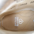 JEAN-BAPTISTE RAUTUREAU Size 7.5 White & Cream Two Toned Leather Hiking Boots JEAN-BAPTISTE RAUTUREAU