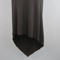 JEAN PAUL GAULTIER Size 10 Black Rayon Asymmetrical Point Hem A Line Skirt JEAN PAUL GAULTIER