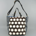 JEROME DREYFUSS x JACQUES Blue Lizard & Printed Ponyhair Tote Handbag JEROME DREYFUSS