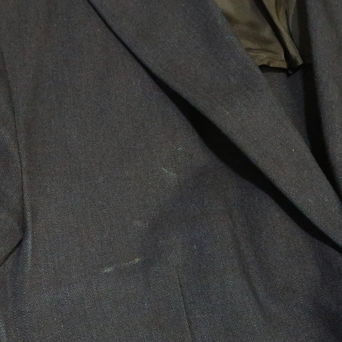 JIL SANDER 38 Indigo Solid Denim Sport Coat Jacket JIL SANDER