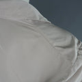JIL SANDER 42 Light Pink & Grey Pinstripe Polyester Taffeta Sport Coat JIL SANDER