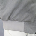 JIL SANDER 44 Gray Wool / Cotton Light Weight Bomber Jacket JIL SANDER