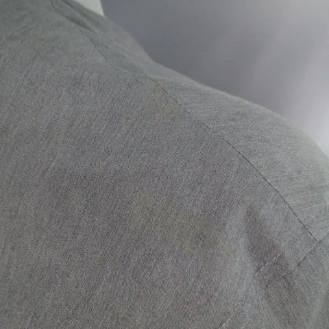 JIL SANDER 44 Gray Wool / Cotton Light Weight Bomber Jacket JIL SANDER
