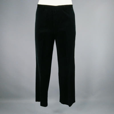 JIL SANDER Size 33 Black Wool Button Fly Dress Pants