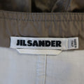 JIL SANDER Size 4 Taupe Iridescent Wrinkled Taffeta Jacket JIL SANDER