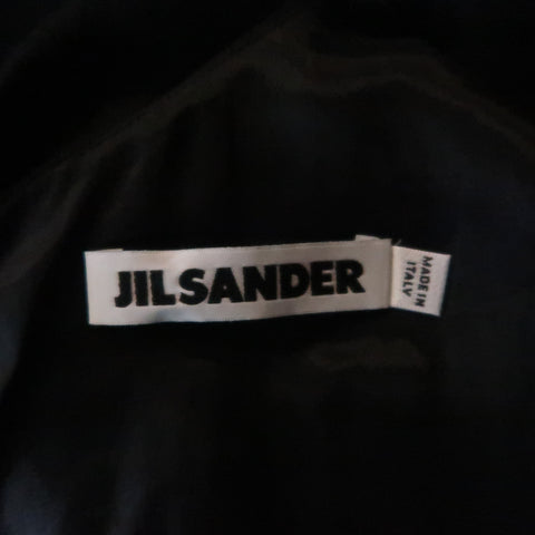 JIL SANDER Size 8 Black Back Cutouts V Neck Sleeveless Shift Dress