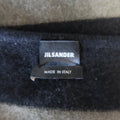 JIL SANDER Size XL Black & Olive Green Striped Cashmere Pullover Sweater JIL SANDER