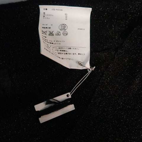 JUNYA WATANABE Jersey de manga corta de punto desgastado negro talla M 