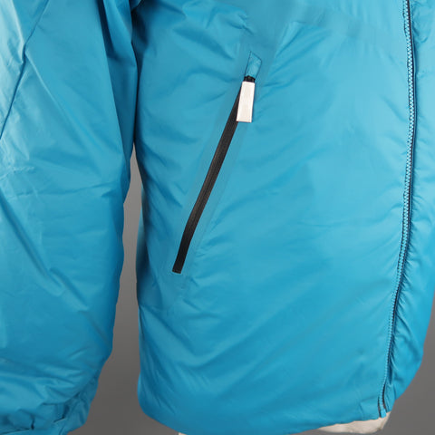 KJUS 42 Aqua Solid Polyamide Hooded Coat Jacket