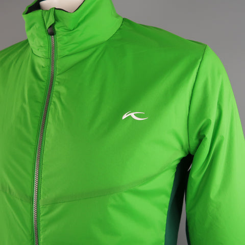 KJUS 42 Green Solid Polyamide Jacket