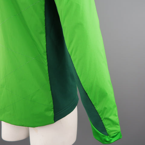 KJUS 42 Green Solid Polyamide Jacket
