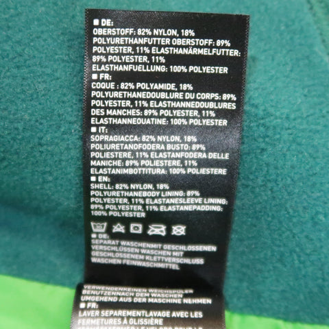 KJUS 42 Green Solid Polyamide Jacket