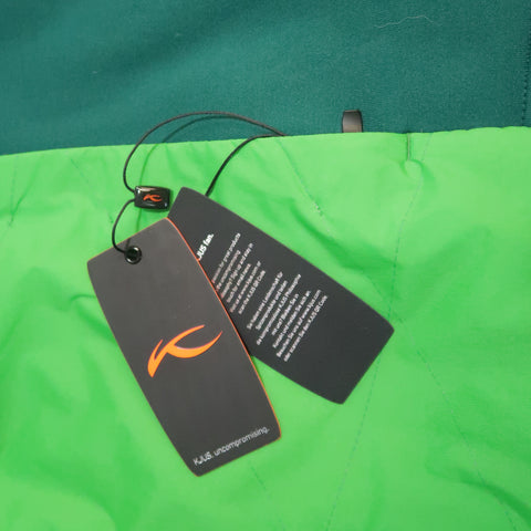 KJUS 42 Green Solid Polyamide Jacket