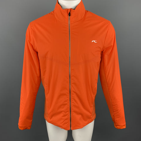 KJUS 42 Orange Polyamide Zip Up Jacket