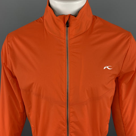 KJUS 42 Orange Polyamide Zip Up Jacket