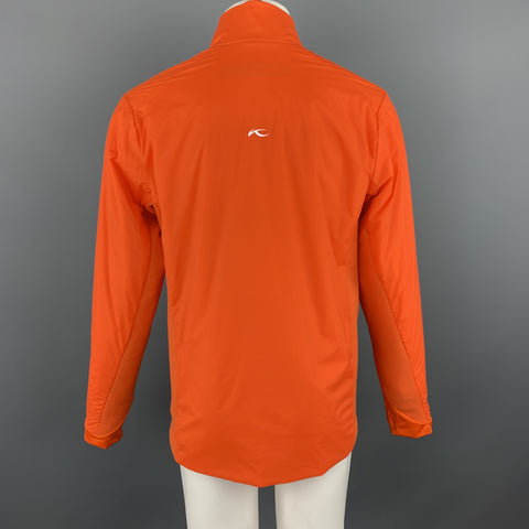 KJUS 42 Orange Polyamide Zip Up Jacket