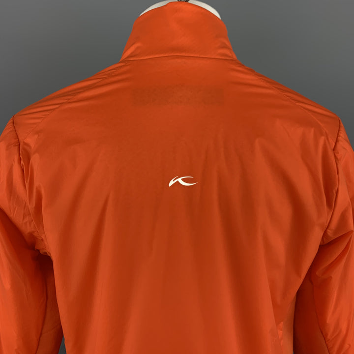 KJUS 42 Orange Polyamide Zip Up Jacket
