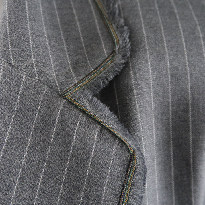 KLEI 40 Grey Stripe Wool Jacket