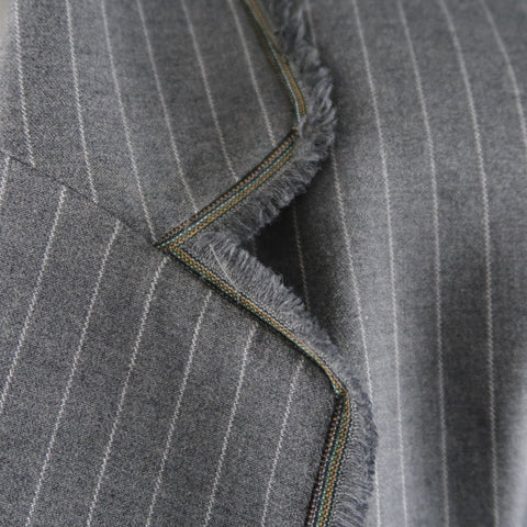 KLEI 40 Grey Stripe Wool Jacket