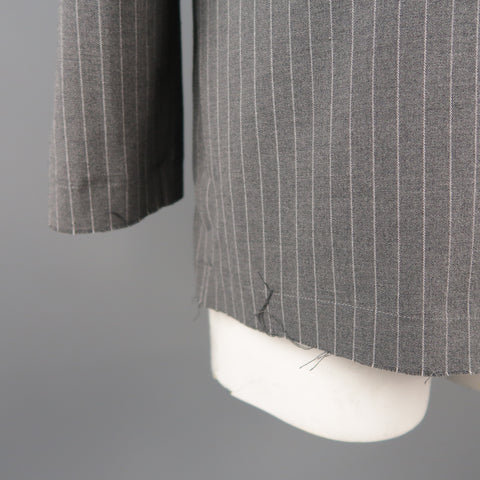 KLEI 40 Grey Stripe Wool Jacket