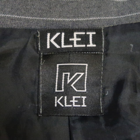 KLEI 40 Grey Stripe Wool Jacket