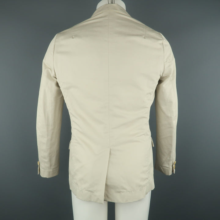 KOLOR 36 Khaki Cotton / Flax Notch Lapel  Sport Coat