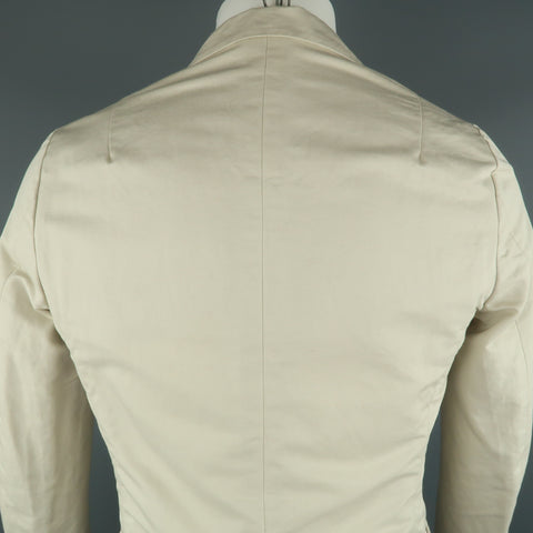 KOLOR 36 Khaki Cotton / Flax Notch Lapel  Sport Coat