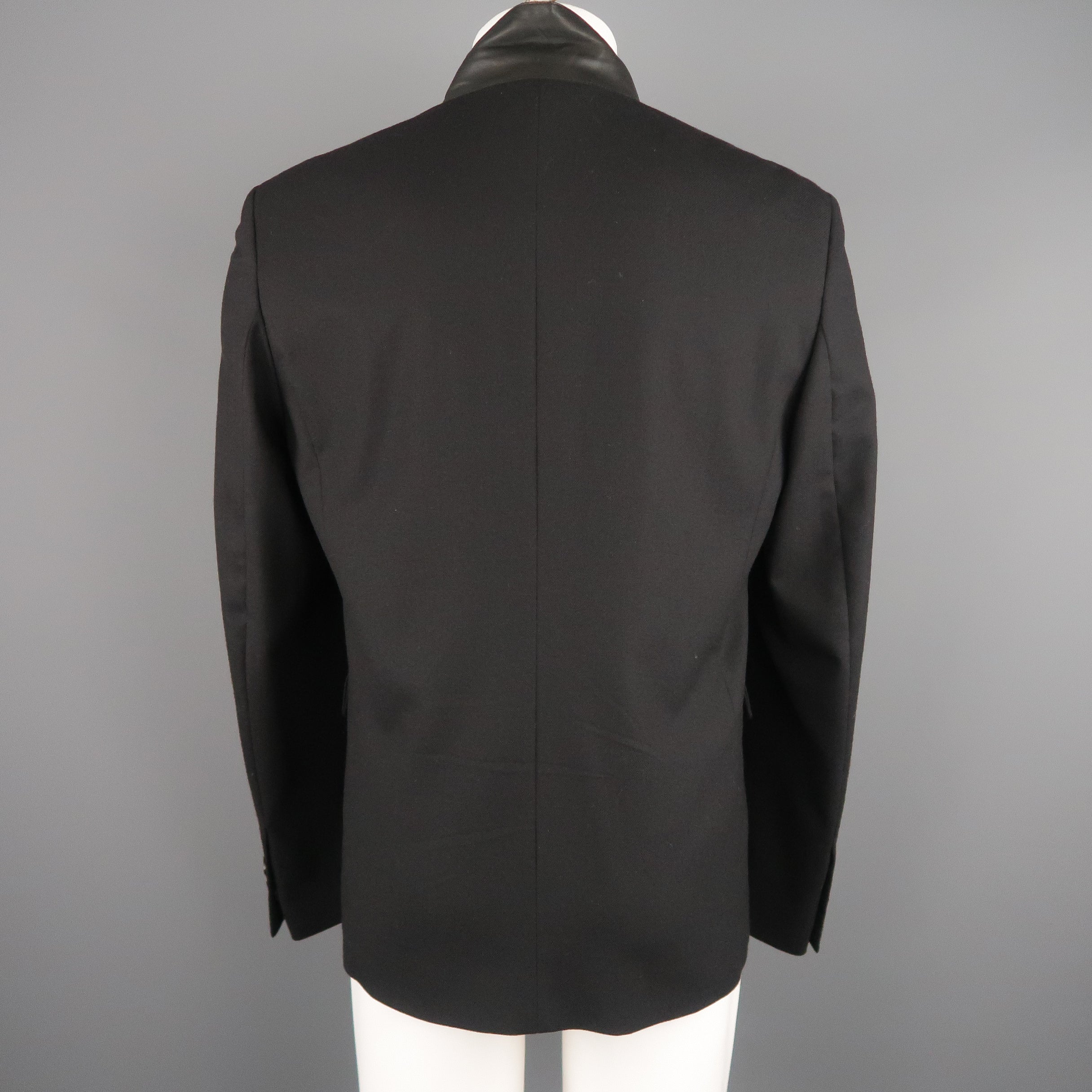 Kris Van Assche Zip design black coat