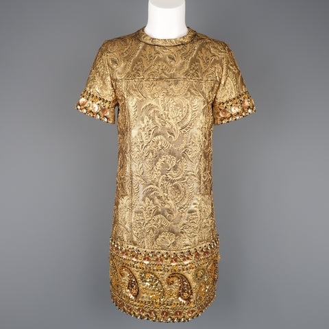 gold dress size 4 Rava Sequin Dress