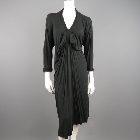 lanvin jersey dress Lanvin - Pleated Jersey Dress For Women - Black