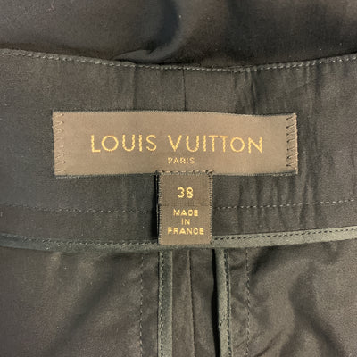 LOUIS VUITTON Size 6 Black Cotton Casual Pants