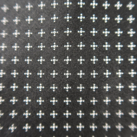 LUIGI BORRELLI Black Silk Tie