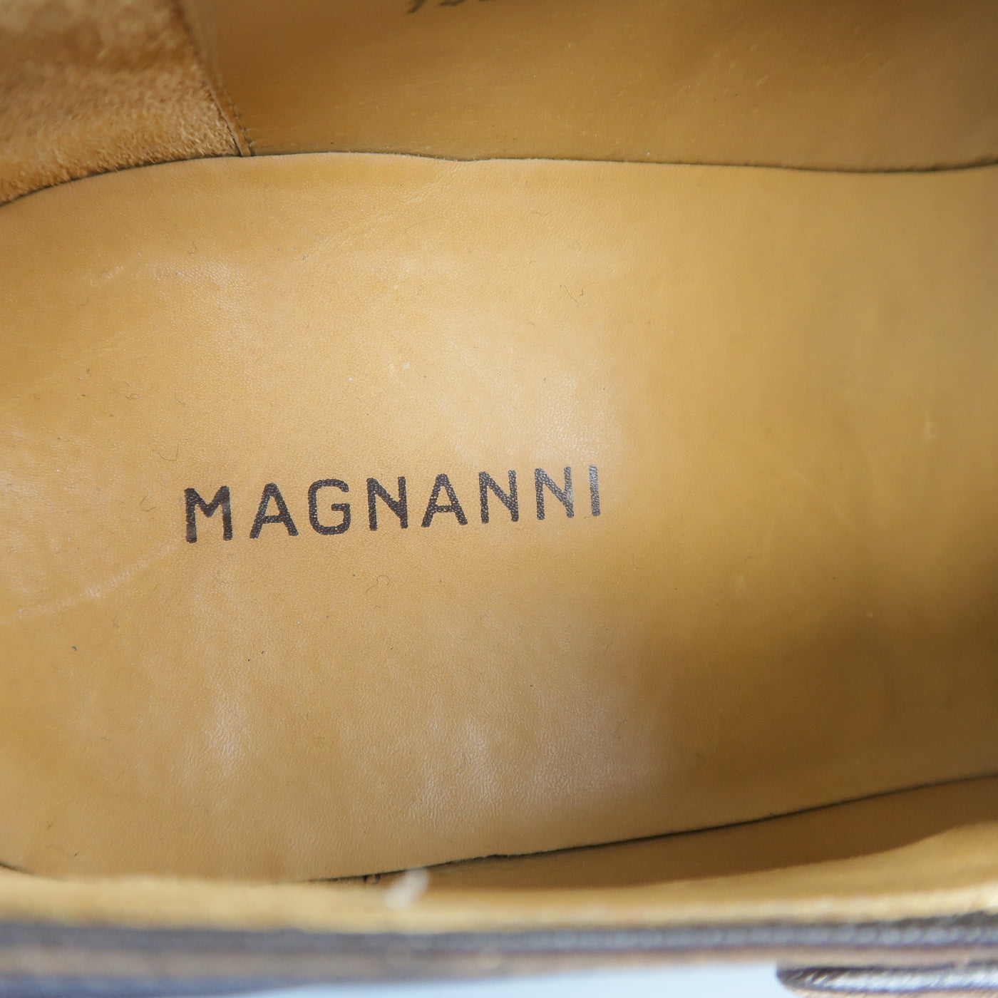 MAGNANNI Size 12 Brown Antique Leather Double Monk Strap Loafers